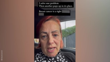 Sarah Cawood shares tearful cancer treatment update