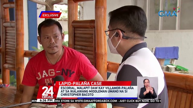 Umaming gunman na si Joel Escorial, kinutuban umanong nanganganib ang buhay kaya sumuko | 24 Oras