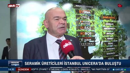 Seramik üreticileri İstanbul Unicera'da buluştu