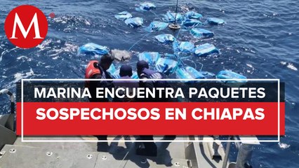 Interceptan cargamento de presunta cocaína flotando en el Pacífico