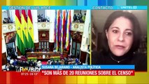 Análisis de Susana Bejarano sobre división en el MAS y conflicto por el Censo