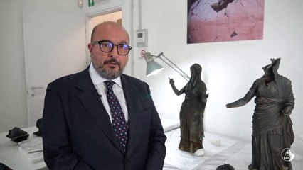 Скачать видео: Archeologia, scoperte statue di bronzo in Toscana