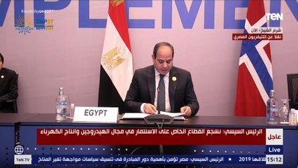 الرئيس السيسي : مصر ستكون جسرا للطاقة بين أفريقيا وأوروبا