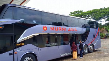 Jogya - Depok | Murni Jaya Double Decker | Angkatan Pagi