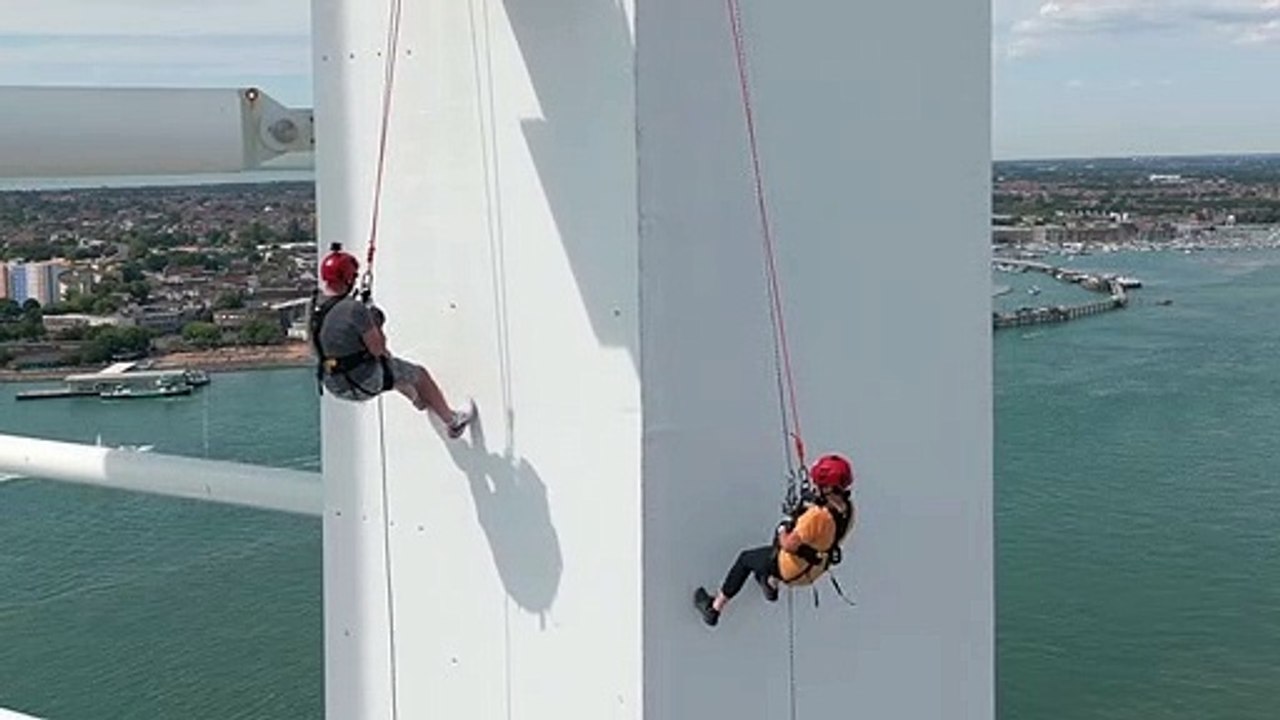 Abseiling down the Spinnaker Tower - what is it like?