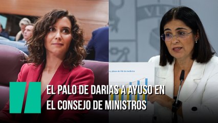 El palo de Darias a Ayuso en el Consejo de Ministros