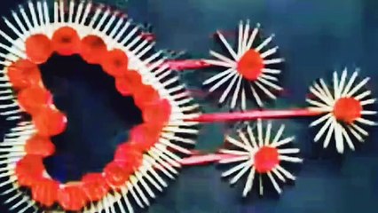 Best rose wall hanging craft/Paper craft for home decoration