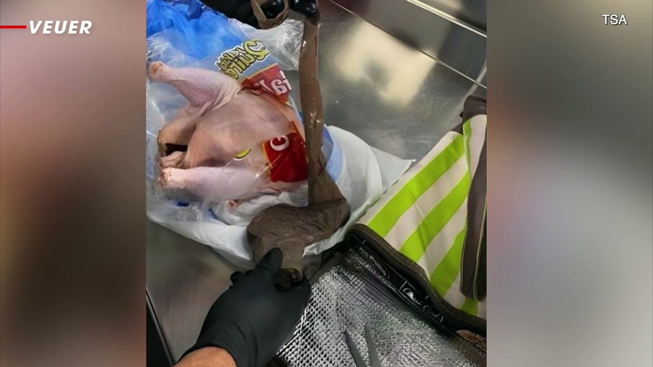 TSA Busts Gun-Stuffed Raw Chicken