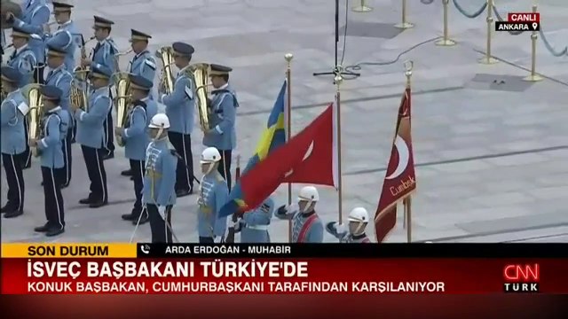 İsveç Başbakanı Ulf Kristersson Türkiye’de