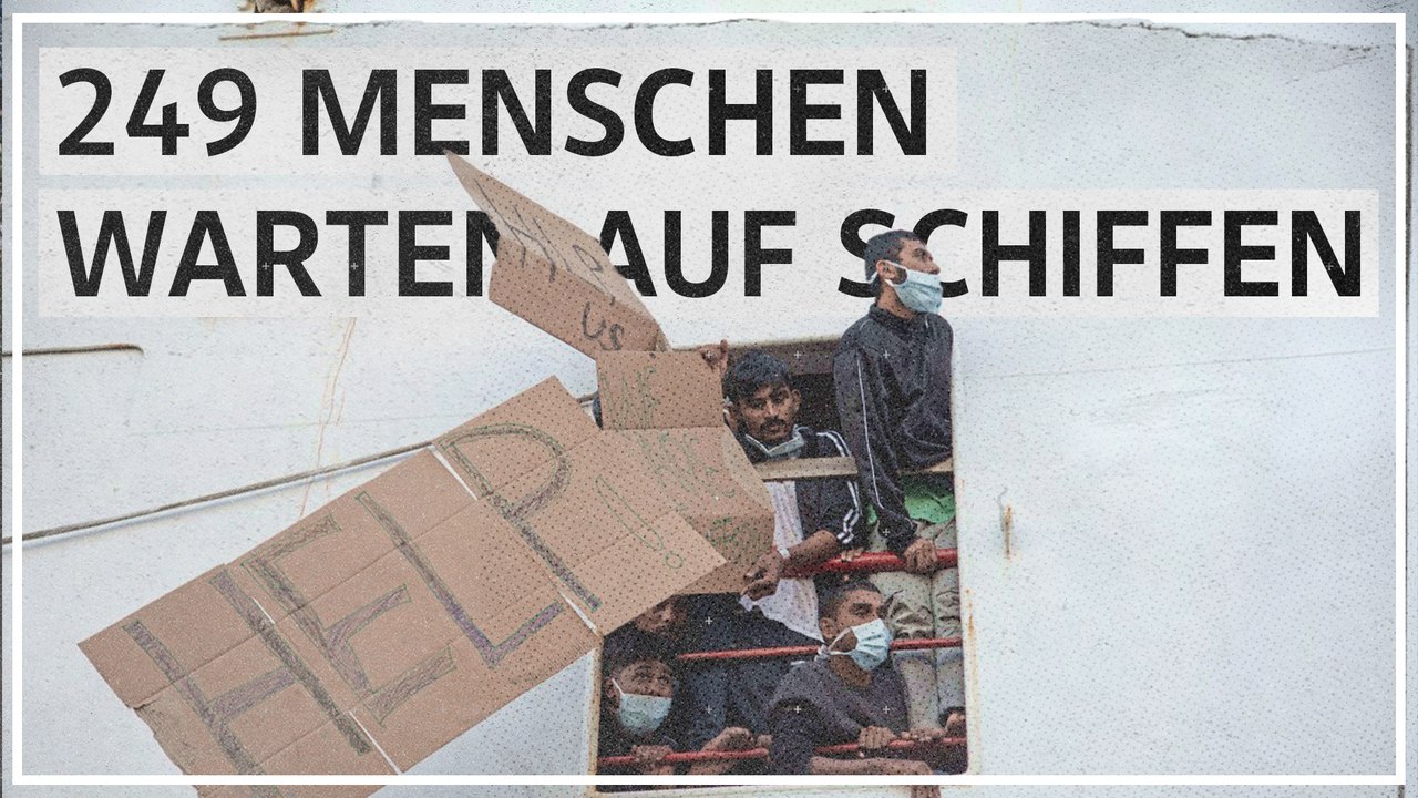 Flüchtlinge: 249 Menschen warten auf Schiffen vor Sizilien