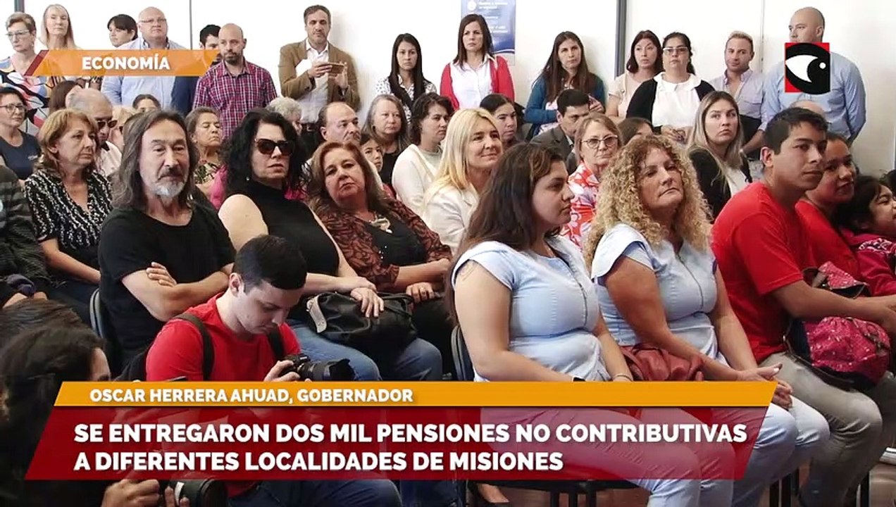 Se entregaron dos mil pensiones no contributivas a diferentes localidades de Misiones