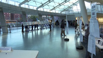 Mesas de voto abertas nos Estados Unidos