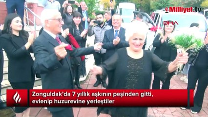 7 yıllık büyük aşk! Evlenip huzurevine yerleştiler