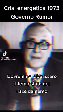 Crisi energetica, oggi come nel 1973: il discorso di Rumor alla Nazione