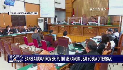 Sesaat Setelah Yosua Ditembak, Romer Dengar Putri Menangis di Kamarnya!