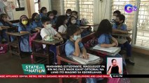 Pagsusuot ng face mask sa indoor settings gaya ng classroom, dapat gawing mandatory uli, ayon sa grupo ng mga pediatric doctor | SONA