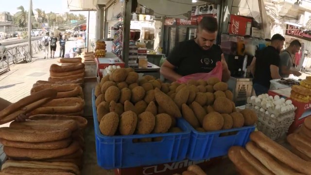 LIFE INSIDE MUSLIM QUARTER OF JERUSALEM - MIDDLE EAST MOTORCYCLE TOUR