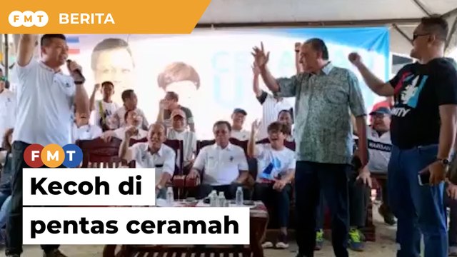 Bapa calon muncul di pentas Warisan, laung ‘hidup GRS’