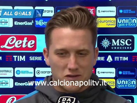 Napoli-Empoli 8/11/22 intervista pre-partita Piotr Zielinski