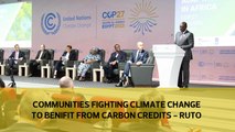 Communities fighting climate change to benefit from carbon credits – Ruto