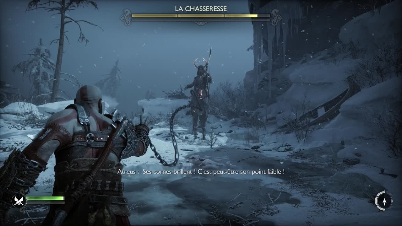 God of War Ragnarok : Boss La Chasseresse