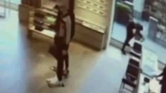 Thief knocks himself out trying to flee Louis Vuitton store with luxury goods
