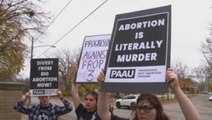 US election day: Michigan residents vote on future of abortion rights