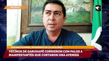 Vecinos de Garuhapé corrieron con palos a manifestantes que cortaron una avenida