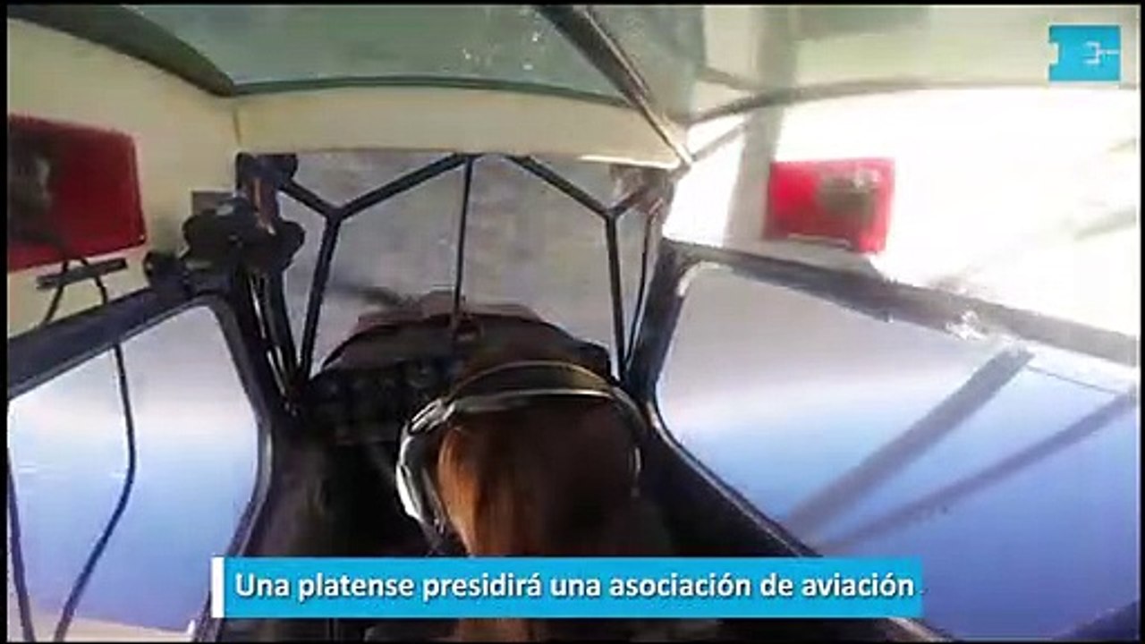 Una platense presidirá una asociación de aviación