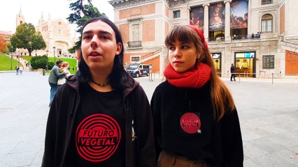 Hablan los activistas que se pegaron a 'Las Majas': "No nos arrepentimos"