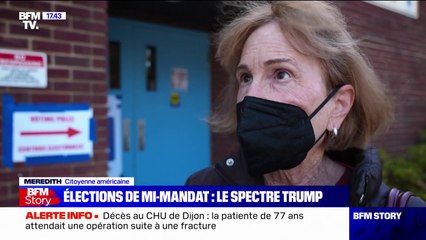 Video herunterladen: L'issue des élections de mi-mandat aux États-Unis inquiète cette électrice démocrate