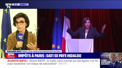 Augmentation de la taxe foncière à Paris: "Il faut faire un audit des dépenses de la ville de Paris", affirme Rachida Dati