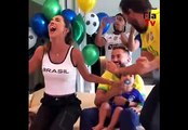 La reacción de los jugadores de Brasil al ser convocados