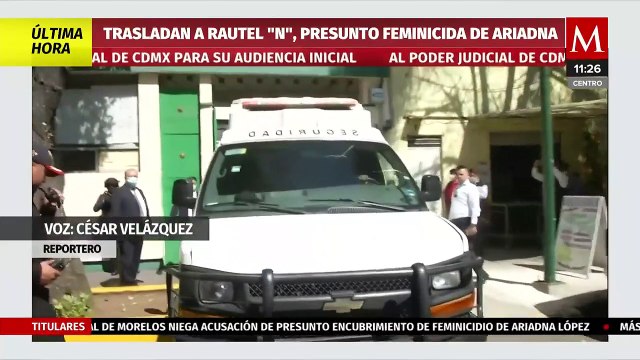 Presunto feminicida de Ariadna Fernanda comparecerá hoy ante juez de CdMx