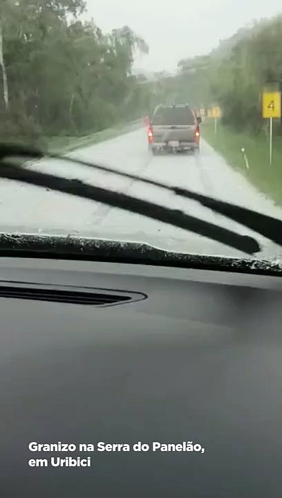 Granizo na Serra Catarinense