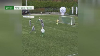 Polish amputee scores goal worthy of Puskas award