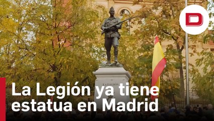 La Legión ya tiene su estatua en Madrid