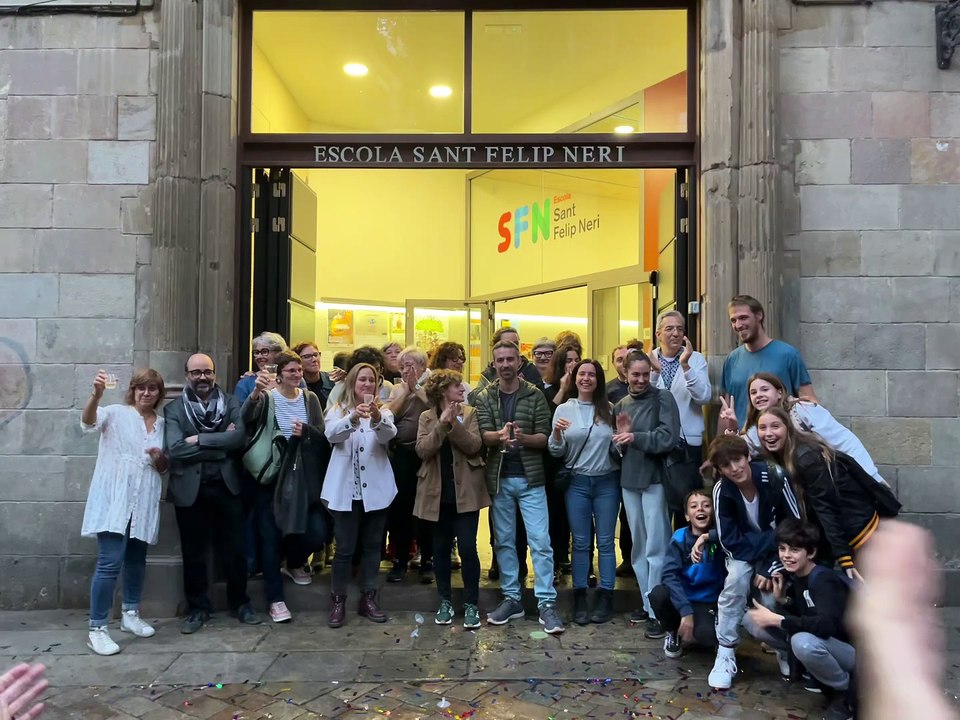 Celebración en la escuela Sant Felip Neri