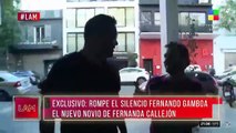 La inesperada revelación de Fernando Gamboa sobre María Fernanda Callejón.