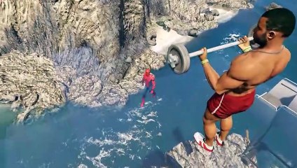 #GTA 5 ​Crazy Ragdolls - SPIDERMAN vs Girl Jumps_Fails Compilation #42 (Funny Moments)