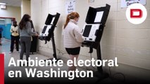 Así está el ambiente en los colegios electorales de Washington