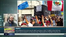 Organizaciones sociales peruanas exigen nuevas reformas