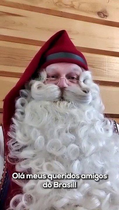 "Verdadeiro" Papai Noel vem direto da Lapônia celebrar Natal de Blumenau