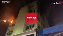 Başakşehir’de bulunan 5 katlı bir fabrikada henüz bilinmeyen bir sebeple yangın çıktı