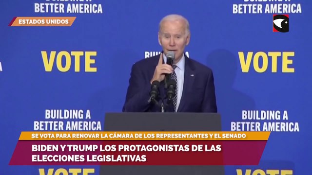 Biden y Trump los protagonistas de las elecciones legislativas