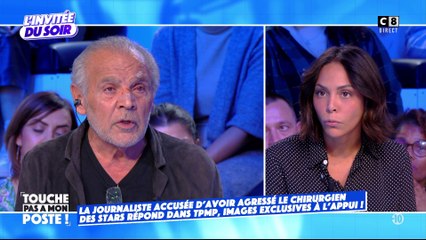 La journaliste accusée d’avoir agressé le chirurgien des stars répond dans TPMP