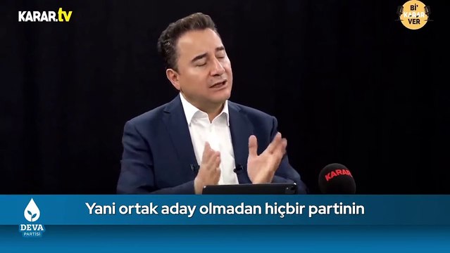 Babacan: Biri diğeri olmadan hükümet kuramıyor, öbürü ise hükümet olmadan ülke yönetiyor; bu garip birlikteliğin adı 'Cumhur İttifakı'
