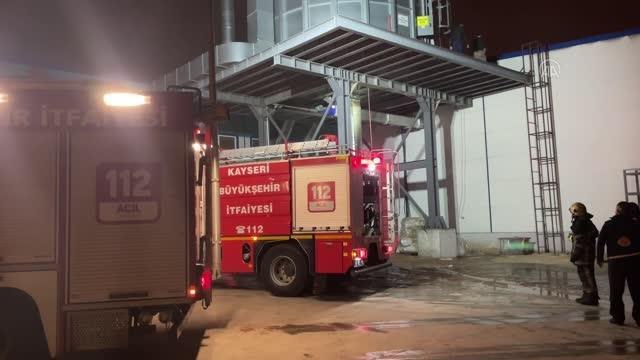 Talaş silosunda çıkan yangın söndürüldü