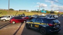 Polícia Rodoviária Federal realiza abordagens no Viaduto da Petrocon