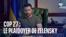 Cop 27 : Volodymyr Zelensky demande la création d'une plateforme mondiale 